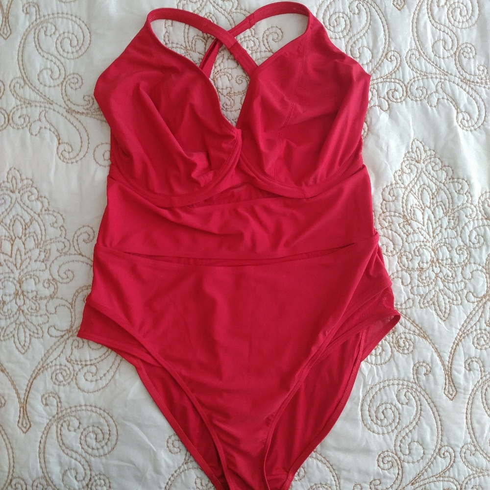 Curvy Kate One Pc Bra Sized Swimsuit